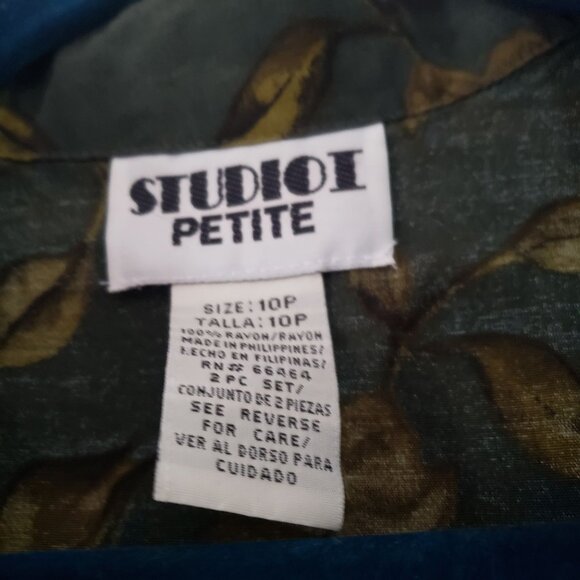 Vintage Studio 1 Womens Maxi Dress Y2K Neutral Floral Euro Summer Casual Boho - Picture 6 of 6